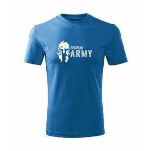 DRAGOWA Dětské krátké tričko Spartan army, modrá - 4roky/110cm obraz