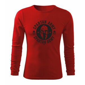 DRAGOWA Fit-T tričko s dlouhým rukávem Archelaos, červená 160g / m2 - S obraz