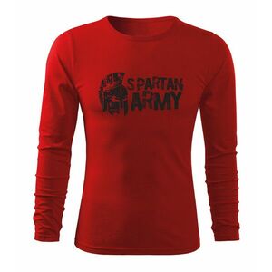 DRAGOWA Fit-T tričko s dlouhým rukávem Aristón, červená 160g / m2 - S obraz