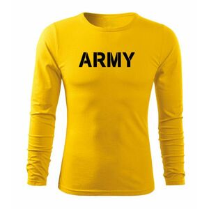 DRAGOWA Fit-T tričko s dlouhým rukávem army, 160g / m2 - S obraz