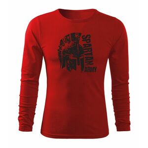 DRAGOWA Fit-T tričko s dlouhým rukávem León, červená 160g / m2 - S obraz