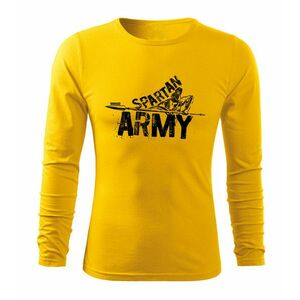 DRAGOWA Fit-T tričko s dlouhým rukávem Nabis, žlutá 160g / m2 - S obraz