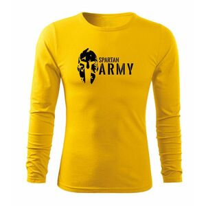 DRAGOWA Fit-T tričko s dlouhým rukávem spartan army, 160g / m2 - S obraz