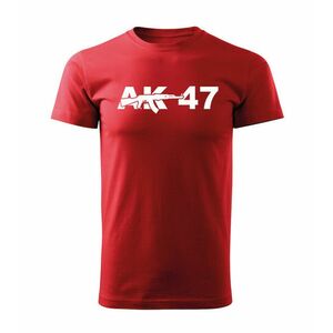 DRAGOWA krátké tričko ak47, červená 160g/m2 - XS obraz