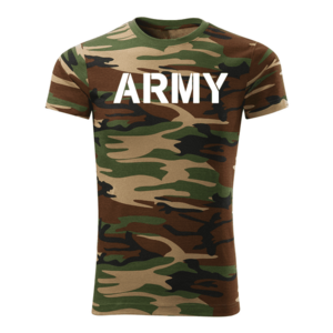 DRAGOWA krátké tričko army, maskáčová 160g/m2 - XS obraz