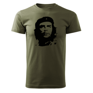 DRAGOWA krátké tričko Che Guevara, olivová 160g/m2 - XS obraz