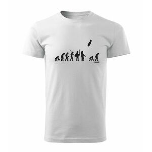 DRAGOWA krátké tričko evoluce, bílá 160g/m2 - XS obraz