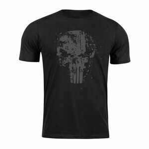 DRAGOWA krátké tričko Frank the Punisher, černá 160g/m2 - XS obraz
