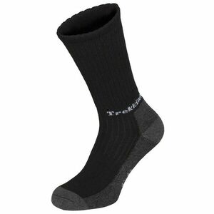 Ponožky Fox Outdoor Hiking Socks Lusen s froté podrážkou, černé - 39–41 obraz