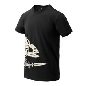 Helikon-Tex Full Body Skeleton krátke tričko, černé - S obraz