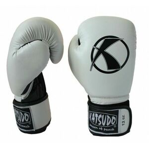 Katsudo box rukavice Punch, bílé - 8 OZ obraz