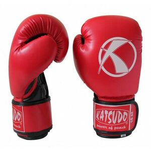 Katsudo box rukavice Punch, červené - 8 OZ obraz
