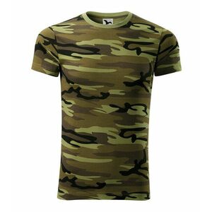 Malfini Camouflage krátké tričko, green, 160g/m2 - XS obraz