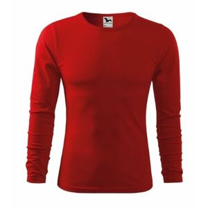 Malfini Fit-T LS pánské triko s dlouhým rukávem, červené - S obraz