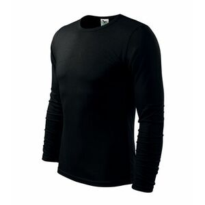 Malfini Fit-T tričko s dlouhým rukávem, černé, 160g / m2 - S obraz