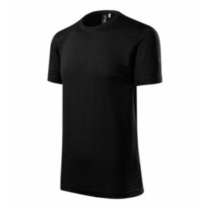 Malfini Merino Rise pánské krátké tričko, černé - S obraz