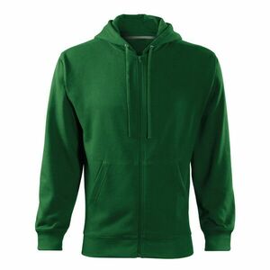Malfini Trendy zipper pánská mikina, zelená, 300g/m2 - S obraz