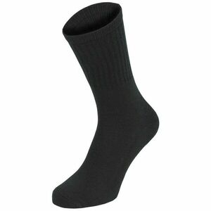 MFH Armádní ponožky, černé, polodlouhé, 3 balení - 39–42 obraz
