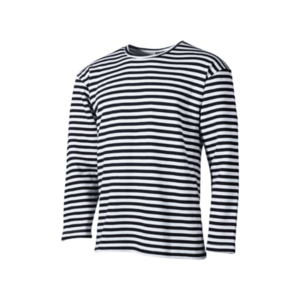 MFH námořnické tričko s dlouhým rukávem černé zimní - S obraz