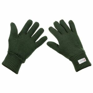 MFH Pletené rukavice s izolací 3M™ Thinsulate™, OD zelená - S obraz