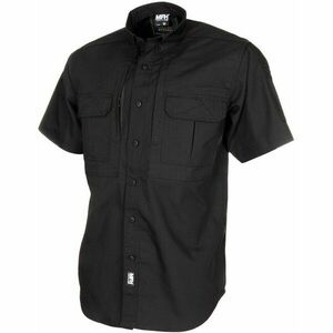 Profesionální tričko MFH Attack s teflonovou úpravou, krátký rukáv, černé - S obraz