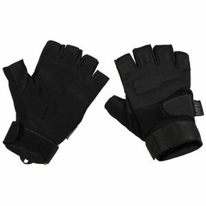 MFH Tactical rukavice bez prstů 1/2, černé - M obraz