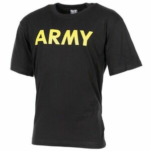 MFH Army tričko s krátkým rukávem, černé - S obraz