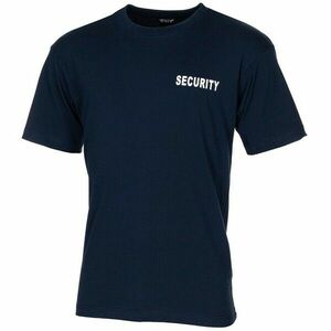 Tričko MFH Security, modré - S obraz