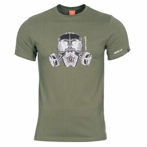 Pentagon Gas Mask tričko, olivové - XS obraz
