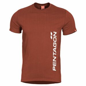 Pentagon, Ageron Vertical tričko, Maroon Red - S obraz
