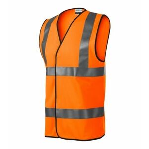 Rimeck HV Bright reflexní bezpečnostní vesta, fluorescenční oranžová - M obraz