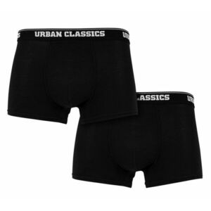 Urban Classics pánské boxerky, 2-PACK, černá - S obraz