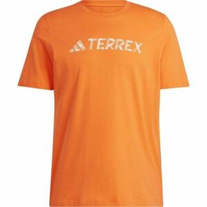 adidas TERREX CLASSIC LOGO TEE Pánské triko, oranžová, velikost obraz