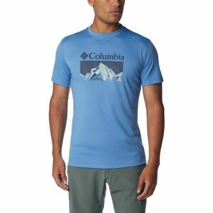 Columbia ZERO RULES SHORT Pánské triko, modrá, velikost obraz