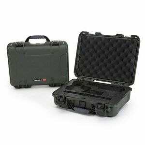 Odolný vodotěsný kufr 910 s pěnou pro 2x Classic Pistol Nanuk® – Olive Green (Barva: Olive Green) obraz