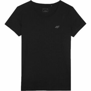 4F T-SHIRT Dámské tričko, černá, velikost obraz