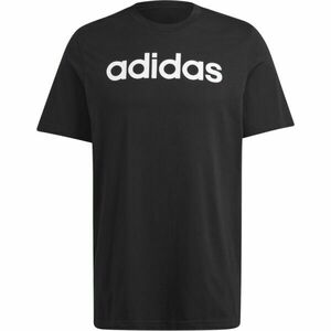 adidas LINEAR TEE Pánské tričko, černá, velikost obraz
