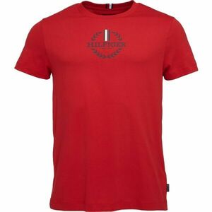 Tommy Hilfiger GLOBAL STRIPE WREATH Pánské triko, červená, velikost obraz