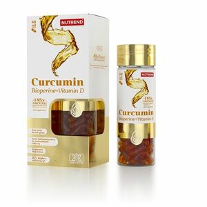 Nutrend Curcumin + Bioperine + Vitamin D, 60 kapslí obraz