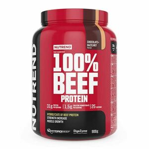 Hovězí bílkovina Nutrend 100% Beef Protein 900g čokoláda+lískový ořech obraz