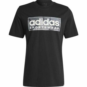 adidas Pánské sportovní tričko Pánské sportovní tričko, černá, velikost S obraz
