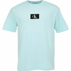 Calvin Klein S/S CREW NECK Pánské triko, světle modrá, velikost obraz