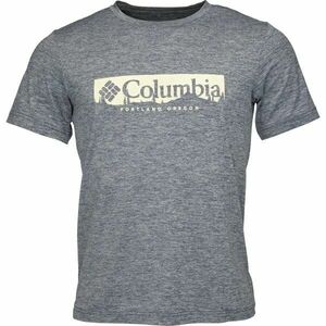 Columbia KWICK HIKE GRAPHIC SS TEE Pánské triko, modrá, velikost obraz