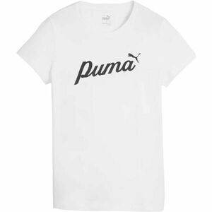 Puma ESSENTIALS + BLOSSOM SCRIP TEE Dámské triko, bílá, velikost obraz