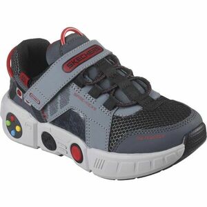 Skechers GAMETRONIX Dětská vycházková obuv, šedá, velikost obraz