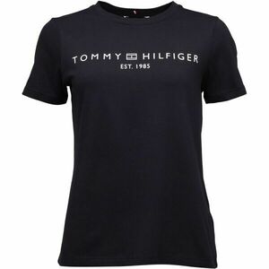 Tommy Hilfiger LOGO CREW NECK Dámské triko, tmavě modrá, velikost obraz