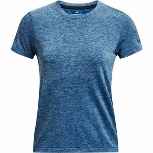 Under Armour SEAMLESS STRIDE Dámské sportovní tričko s krátkým rukávem, modrá, velikost obraz