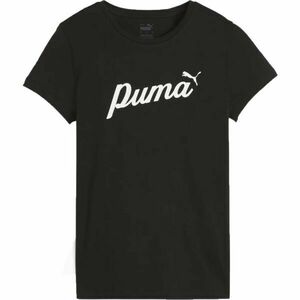 Puma ESSENTIALS + BLOSSOM SCRIP TEE Dámské triko, černá, velikost obraz