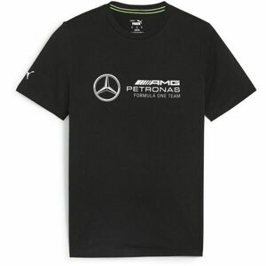 Puma MERCEDES-AMG PETRONAS F1 ESSENTIALS LOGO TEE Pánské triko, černá, velikost obraz