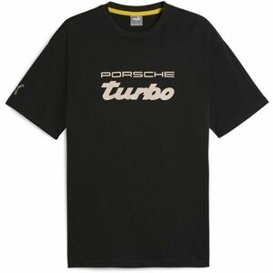 Puma PORSCHE LEGACY ESSENTIALS Pánské triko, černá, velikost obraz